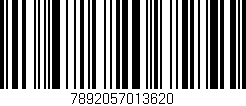 Código de barras (EAN, GTIN, SKU, ISBN): '7892057013620'