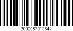 Código de barras (EAN, GTIN, SKU, ISBN): '7892057013644'