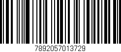 Código de barras (EAN, GTIN, SKU, ISBN): '7892057013729'