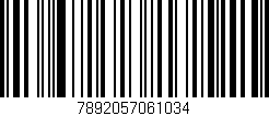 Código de barras (EAN, GTIN, SKU, ISBN): '7892057061034'