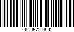 Código de barras (EAN, GTIN, SKU, ISBN): '7892057306982'