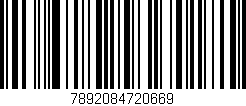 Código de barras (EAN, GTIN, SKU, ISBN): '7892084720669'