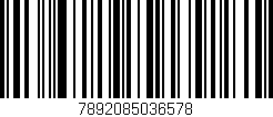 Código de barras (EAN, GTIN, SKU, ISBN): '7892085036578'