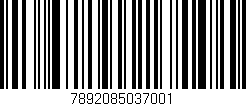 Código de barras (EAN, GTIN, SKU, ISBN): '7892085037001'