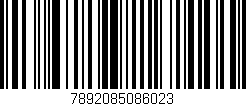 Código de barras (EAN, GTIN, SKU, ISBN): '7892085086023'