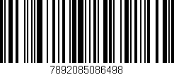 Código de barras (EAN, GTIN, SKU, ISBN): '7892085086498'