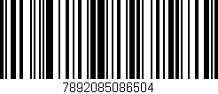 Código de barras (EAN, GTIN, SKU, ISBN): '7892085086504'