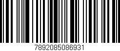 Código de barras (EAN, GTIN, SKU, ISBN): '7892085086931'