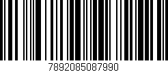 Código de barras (EAN, GTIN, SKU, ISBN): '7892085087990'
