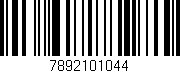 Código de barras (EAN, GTIN, SKU, ISBN): '7892101044'