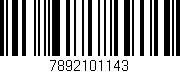 Código de barras (EAN, GTIN, SKU, ISBN): '7892101143'