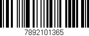 Código de barras (EAN, GTIN, SKU, ISBN): '7892101365'