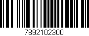 Código de barras (EAN, GTIN, SKU, ISBN): '7892102300'