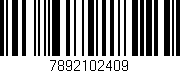 Código de barras (EAN, GTIN, SKU, ISBN): '7892102409'