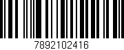 Código de barras (EAN, GTIN, SKU, ISBN): '7892102416'