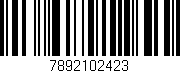 Código de barras (EAN, GTIN, SKU, ISBN): '7892102423'
