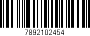 Código de barras (EAN, GTIN, SKU, ISBN): '7892102454'