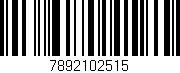 Código de barras (EAN, GTIN, SKU, ISBN): '7892102515'