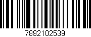 Código de barras (EAN, GTIN, SKU, ISBN): '7892102539'