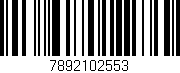 Código de barras (EAN, GTIN, SKU, ISBN): '7892102553'