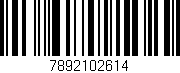 Código de barras (EAN, GTIN, SKU, ISBN): '7892102614'