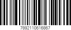 Código de barras (EAN, GTIN, SKU, ISBN): '7892110616867'