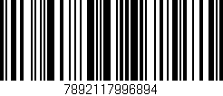 Código de barras (EAN, GTIN, SKU, ISBN): '7892117996894'