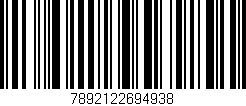 Código de barras (EAN, GTIN, SKU, ISBN): '7892122694938'