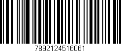 Código de barras (EAN, GTIN, SKU, ISBN): '7892124516061'
