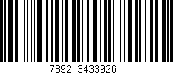 Código de barras (EAN, GTIN, SKU, ISBN): '7892134339261'