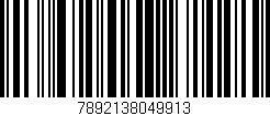 Código de barras (EAN, GTIN, SKU, ISBN): '7892138049913'