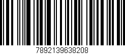 Código de barras (EAN, GTIN, SKU, ISBN): '7892139638208'