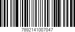 Código de barras (EAN, GTIN, SKU, ISBN): '7892141007047'