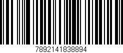 Código de barras (EAN, GTIN, SKU, ISBN): '7892141838894'