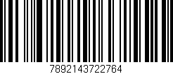 Código de barras (EAN, GTIN, SKU, ISBN): '7892143722764'