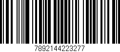 Código de barras (EAN, GTIN, SKU, ISBN): '7892144223277'