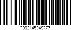 Código de barras (EAN, GTIN, SKU, ISBN): '7892145049777'