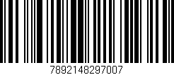 Código de barras (EAN, GTIN, SKU, ISBN): '7892148297007'
