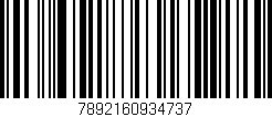 Código de barras (EAN, GTIN, SKU, ISBN): '7892160934737'