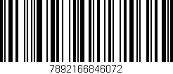 Código de barras (EAN, GTIN, SKU, ISBN): '7892166846072'