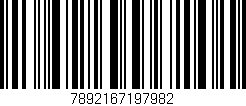 Código de barras (EAN, GTIN, SKU, ISBN): '7892167197982'