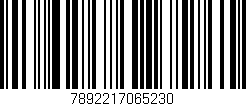 Código de barras (EAN, GTIN, SKU, ISBN): '7892217065230'