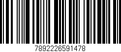 Código de barras (EAN, GTIN, SKU, ISBN): '7892226591478'