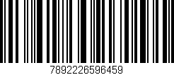 Código de barras (EAN, GTIN, SKU, ISBN): '7892226596459'