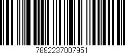 Código de barras (EAN, GTIN, SKU, ISBN): '7892237007951'