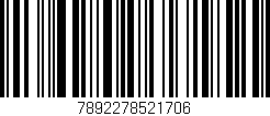 Código de barras (EAN, GTIN, SKU, ISBN): '7892278521706'