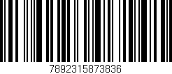 Código de barras (EAN, GTIN, SKU, ISBN): '7892315873836'
