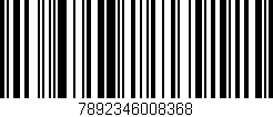 Código de barras (EAN, GTIN, SKU, ISBN): '7892346008368'