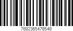 Código de barras (EAN, GTIN, SKU, ISBN): '7892365478548'