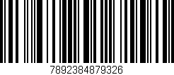 Código de barras (EAN, GTIN, SKU, ISBN): '7892384879326'